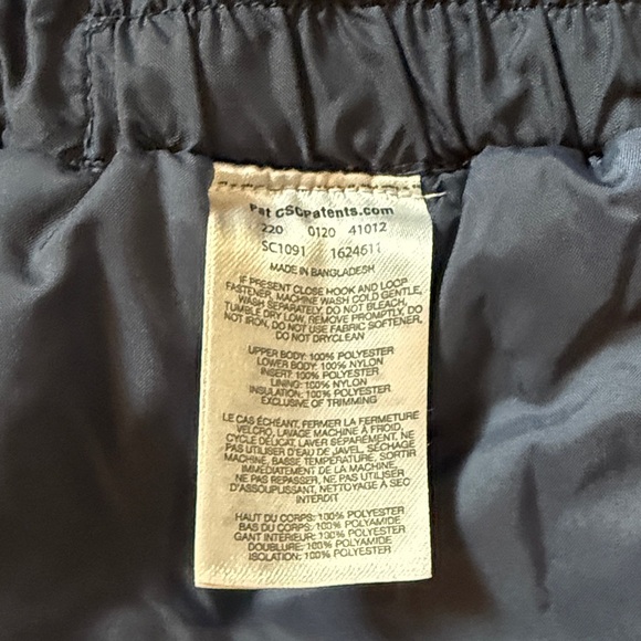 Columbia Kids' Dark Blue Overalls one piece snow bib - Picture 4 of 7